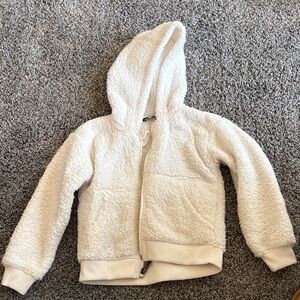 The North Face Kids Cream Sherpa Hoodie Jacket
